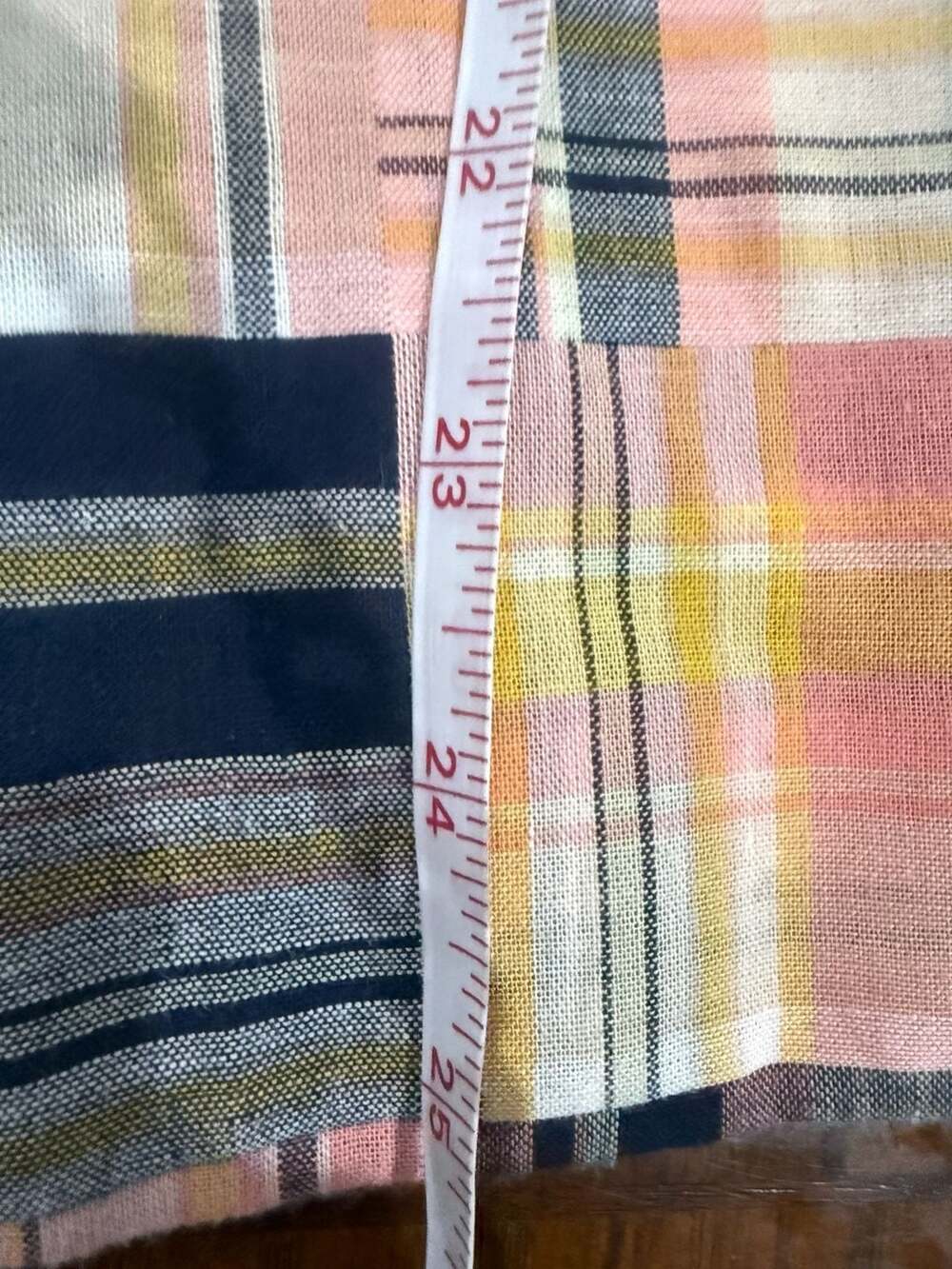 Tommy Hilfiger Patchwork Plaid Blazer Elbow Patches Preppy Academia Sz 10 - Picture 6 of 8